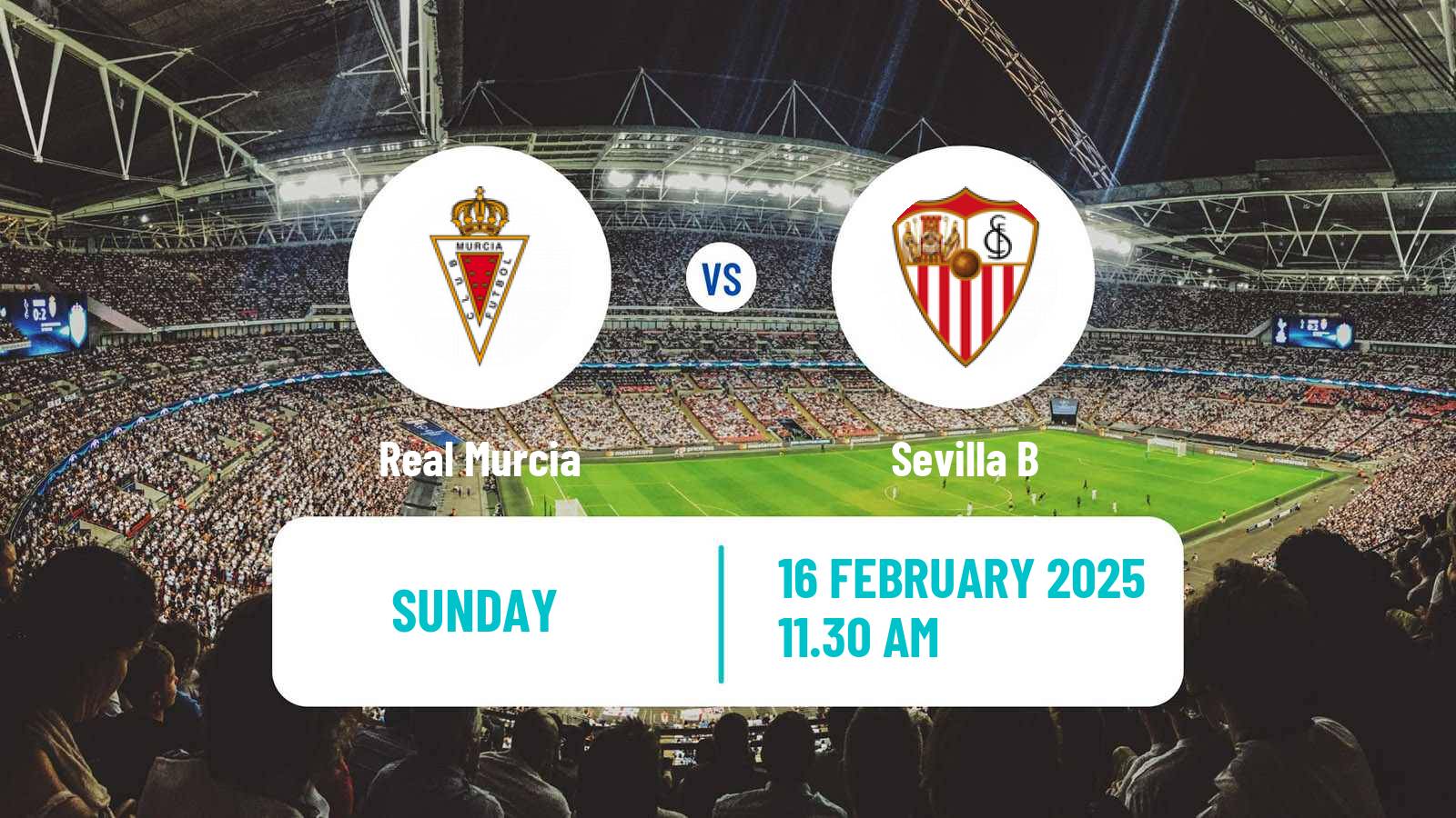 Soccer Spanish Primera RFEF Group 2 Real Murcia - Sevilla B