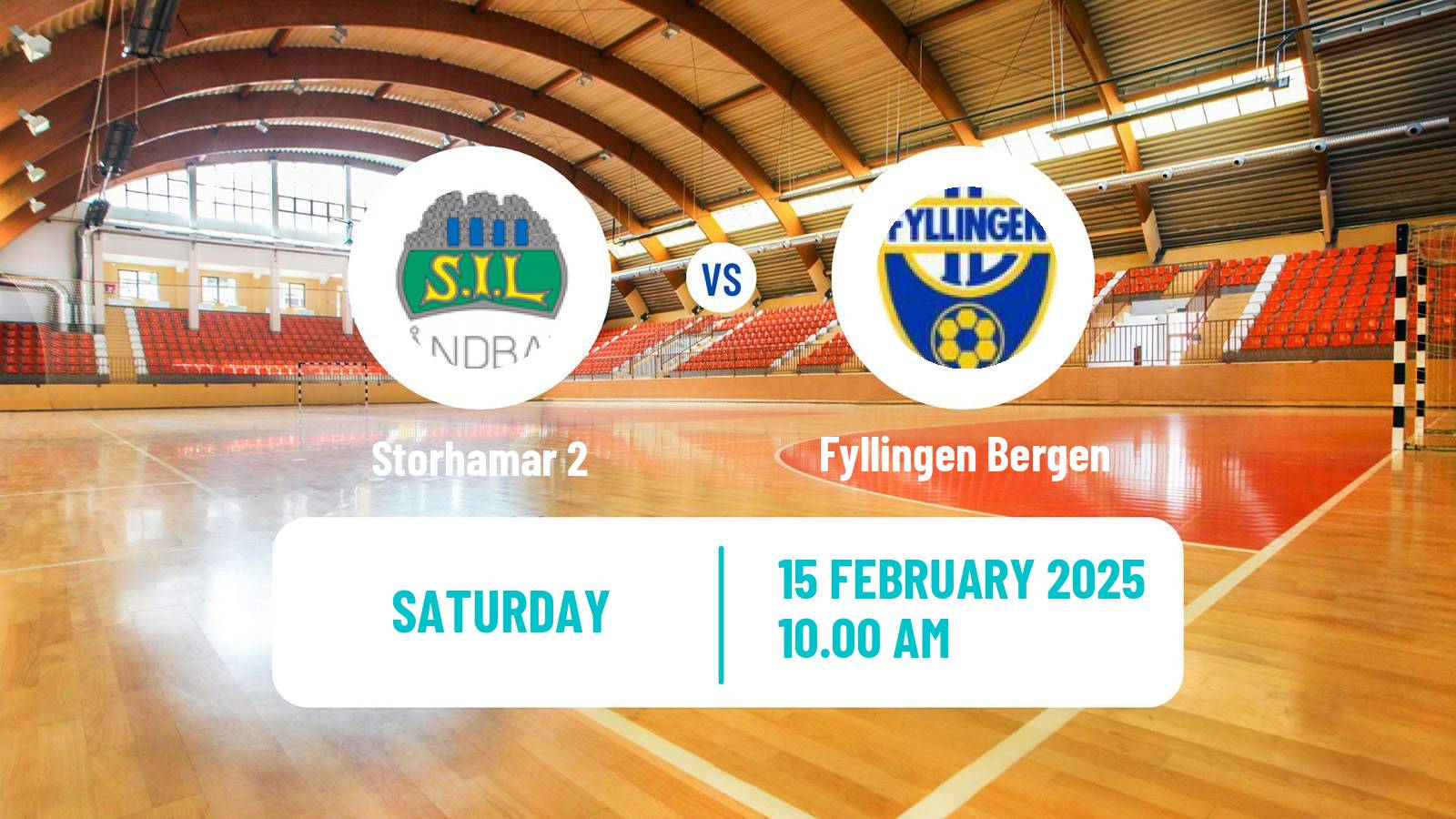 Handball Norwegian 1 Division Handball Women Storhamar 2 - Fyllingen Bergen