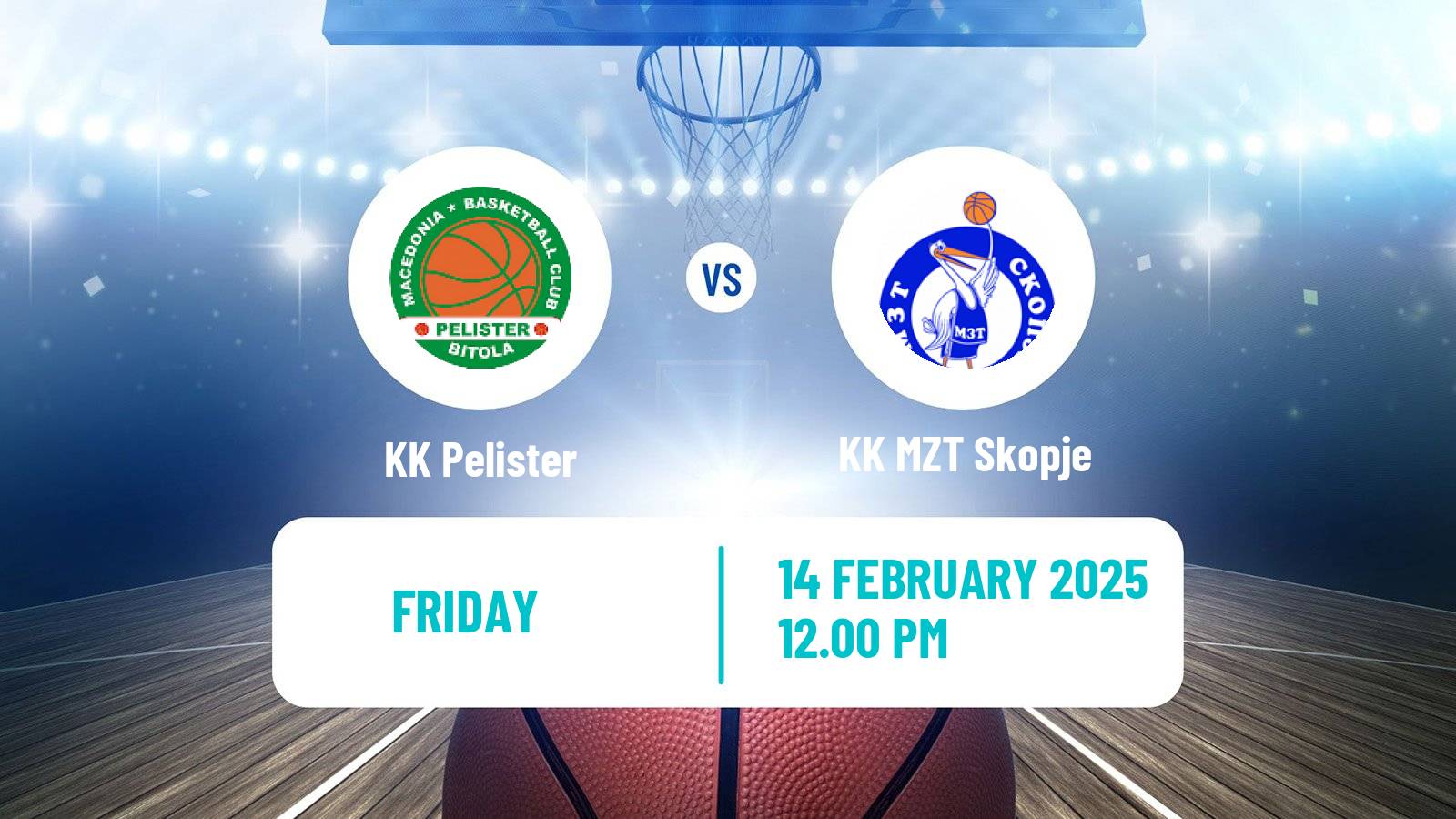 Basketball North Macedonian Cup Basketball Pelister - KK MZT Skopje