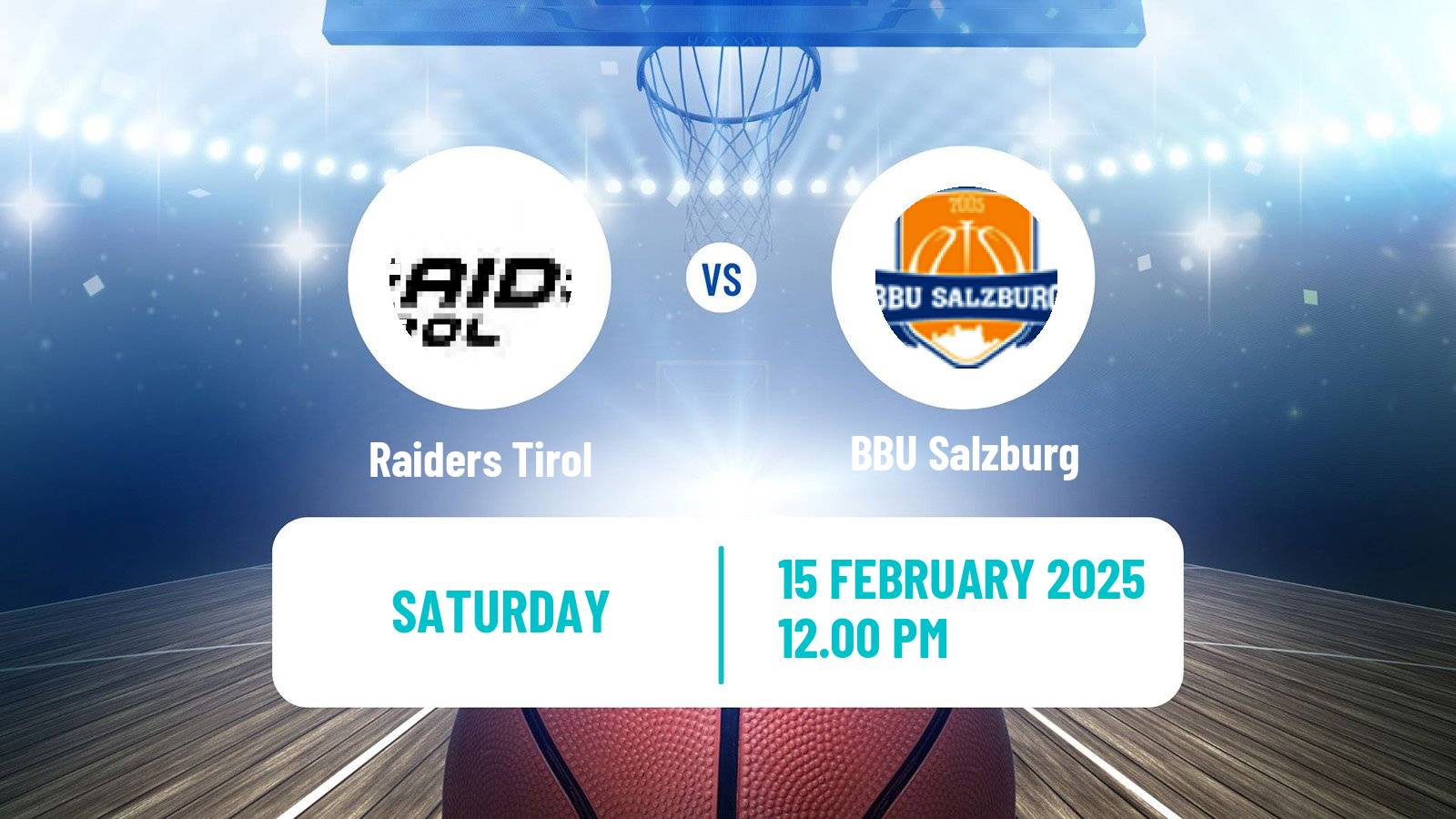 Basketball Austrian Zweite Liga Basketball Raiders Tirol - BBU Salzburg