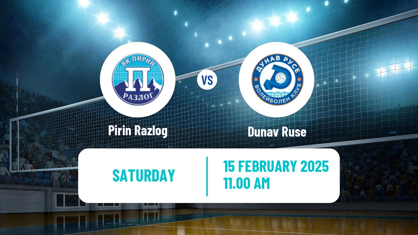 Volleyball Bulgarian SuperLiga Volleyball Pirin Razlog - Dunav Ruse