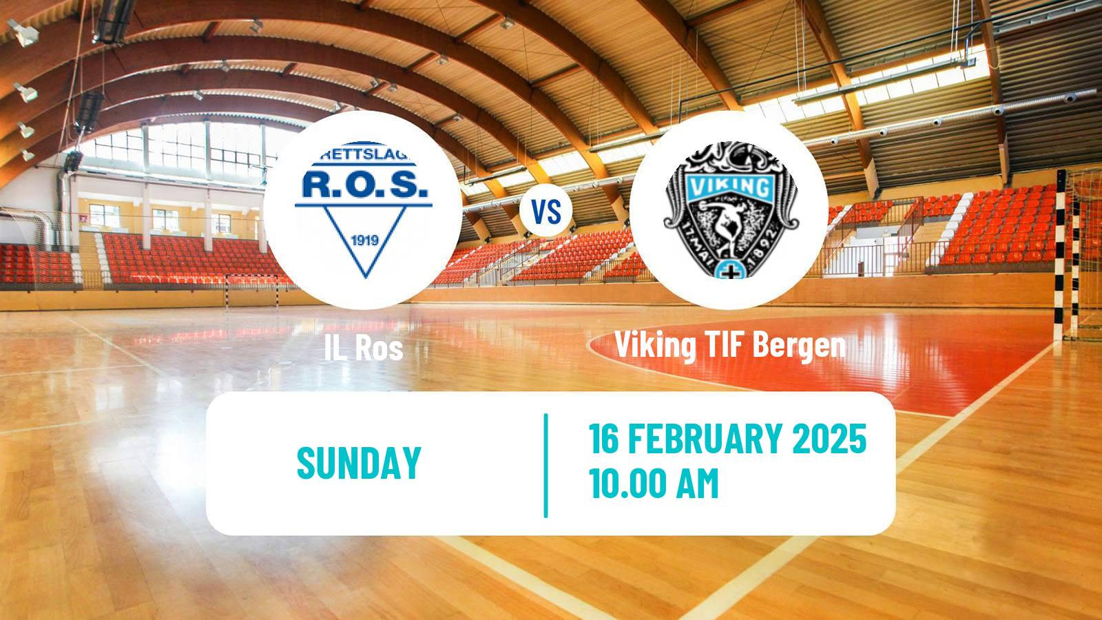 Handball Norwegian 1 Division Handball Ros - Viking TIF Bergen