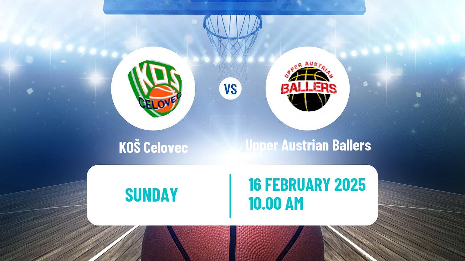 Basketball Austrian Zweite Liga Basketball Celovec - Upper Austrian Ballers