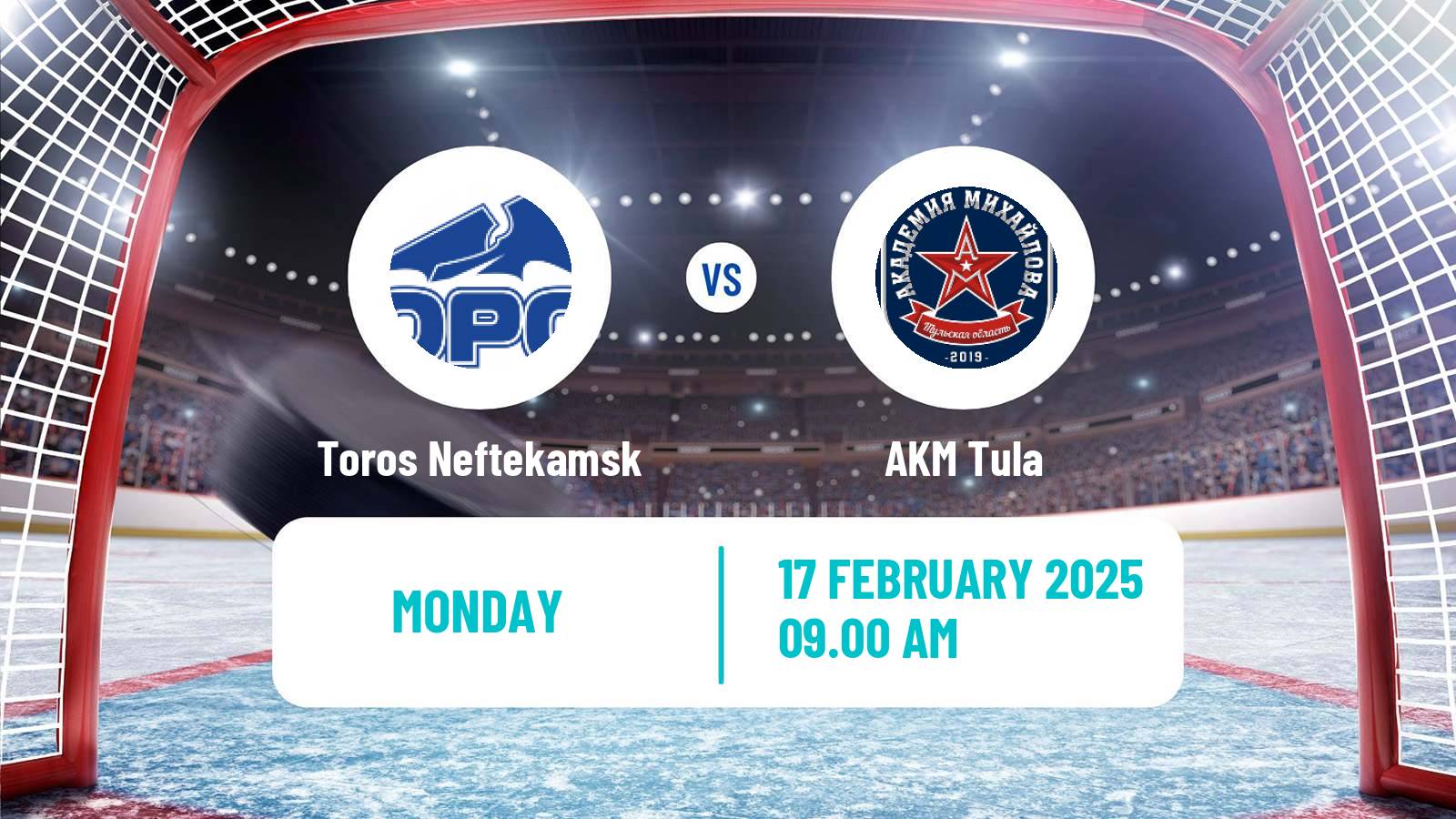 Hockey VHL Toros Neftekamsk - AKM