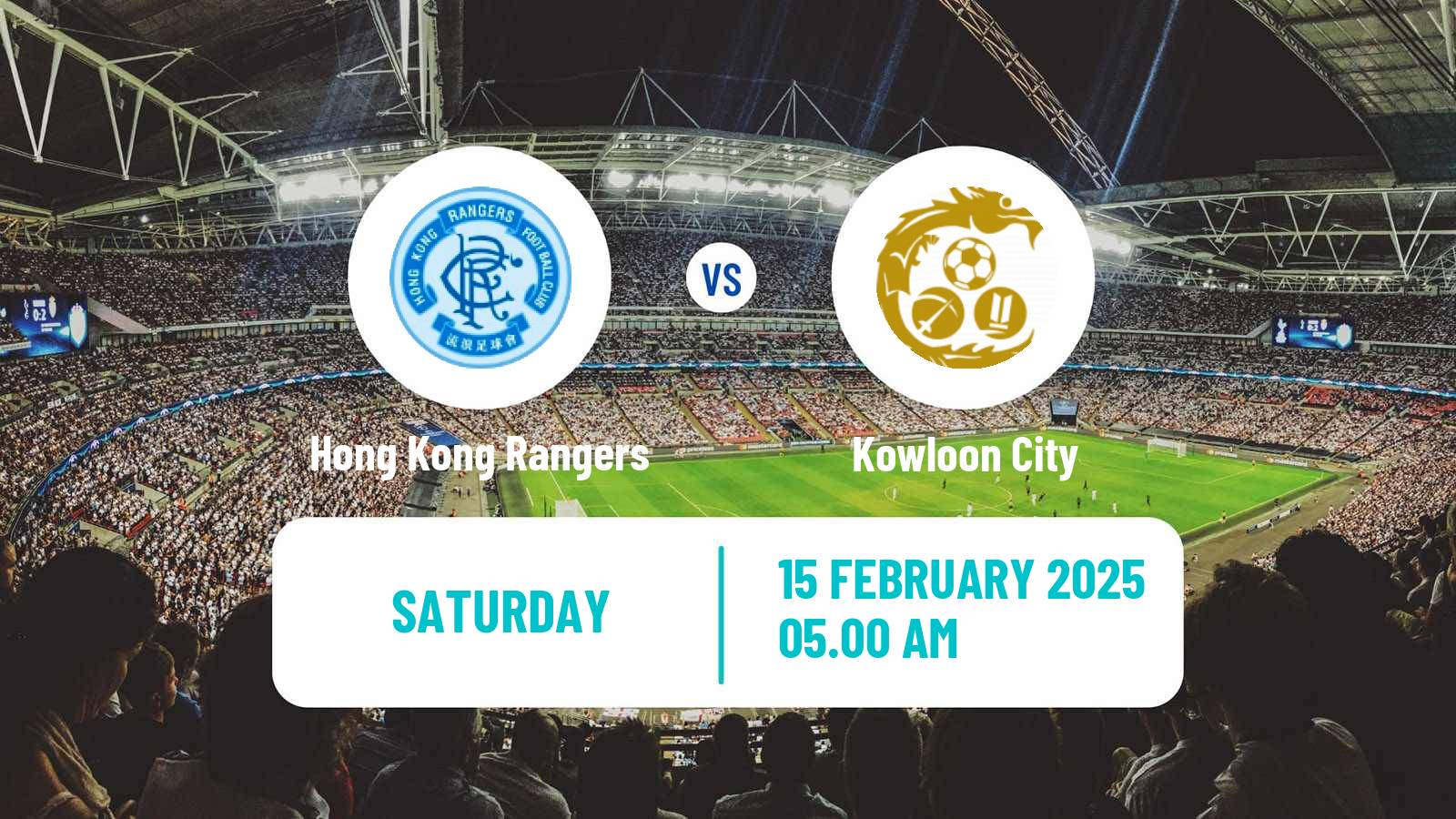 Soccer Hong Kong Premier League Hong Kong Rangers - Kowloon City