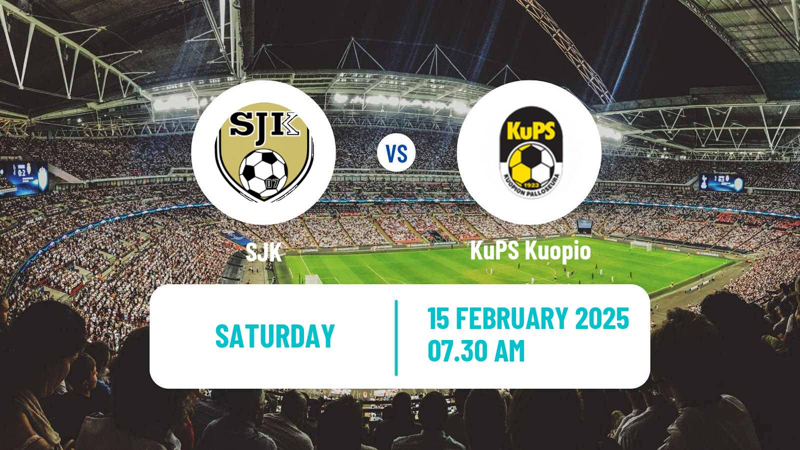 Soccer Finnish Veikkausliiga Liiga Cup SJK - KuPS Kuopio