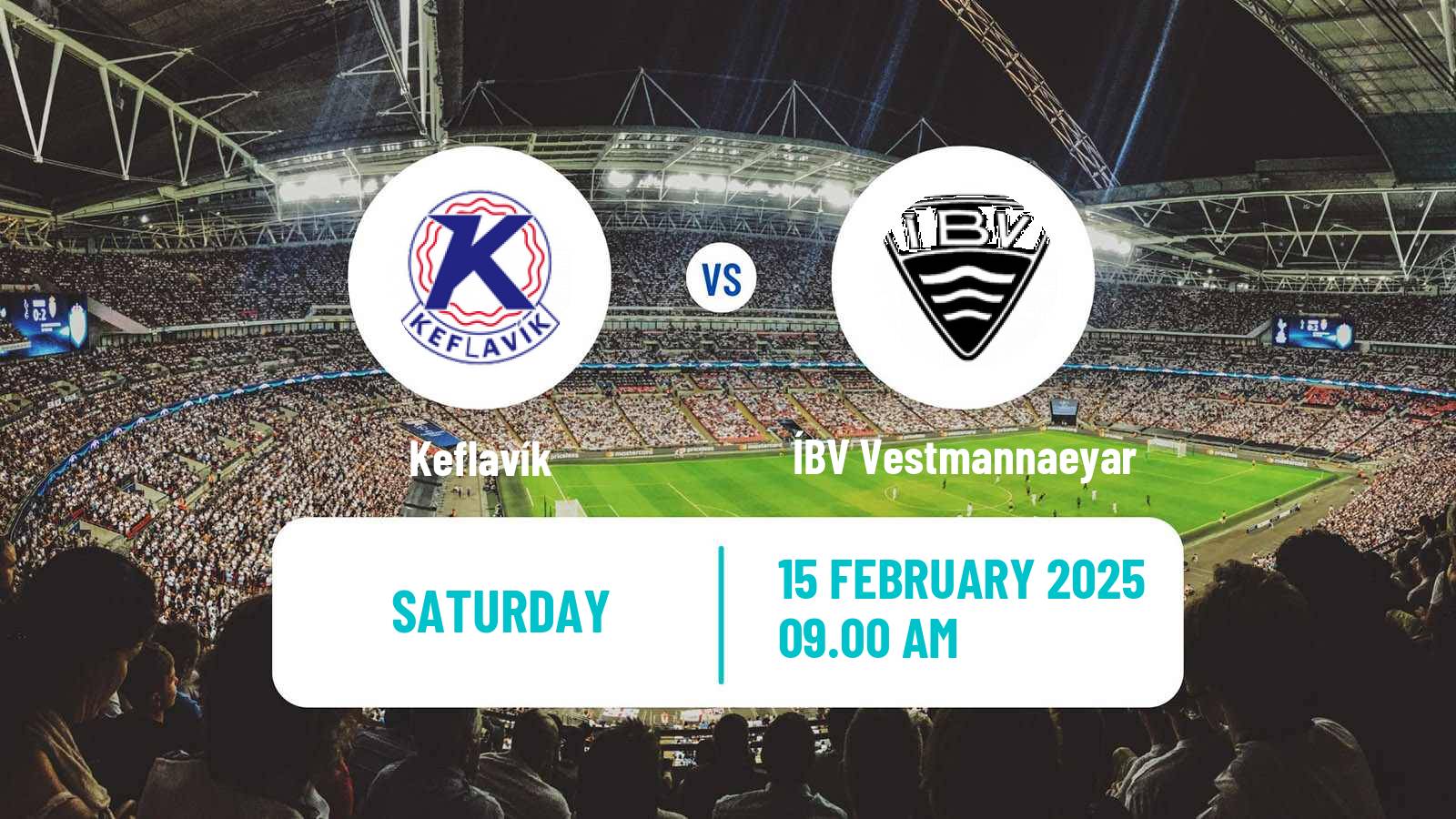 Soccer Icelandic League Cup Keflavík - ÍBV Vestmannaeyar