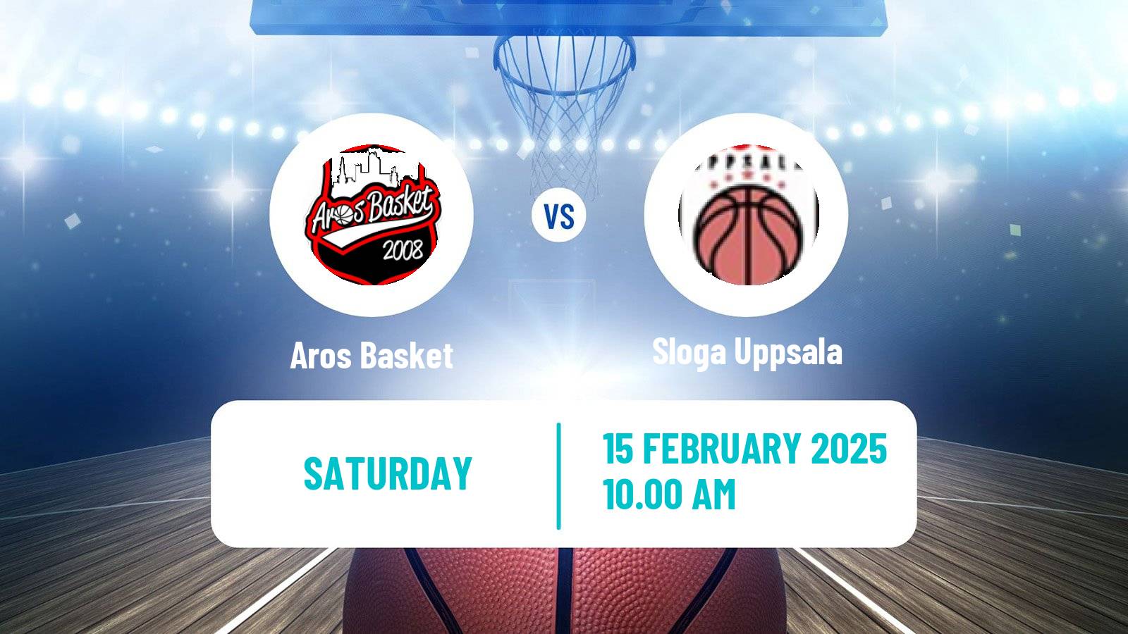 Basketball Swedish Superettan Basketball Aros Basket - Sloga Uppsala