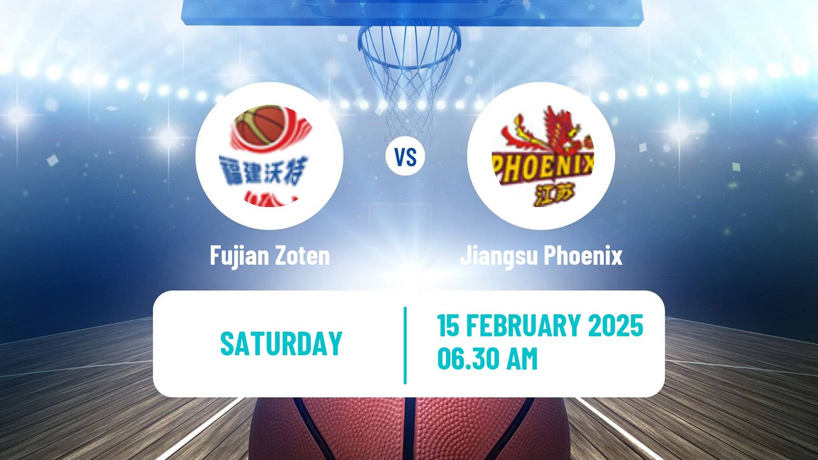 Basketball WCBA Fujian Zoten - Jiangsu Phoenix