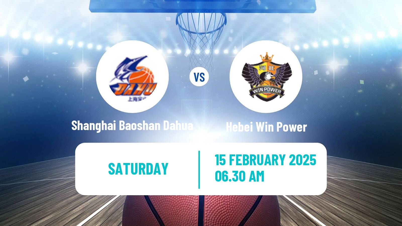 Basketball WCBA Shanghai Baoshan Dahua - Hebei Win Power