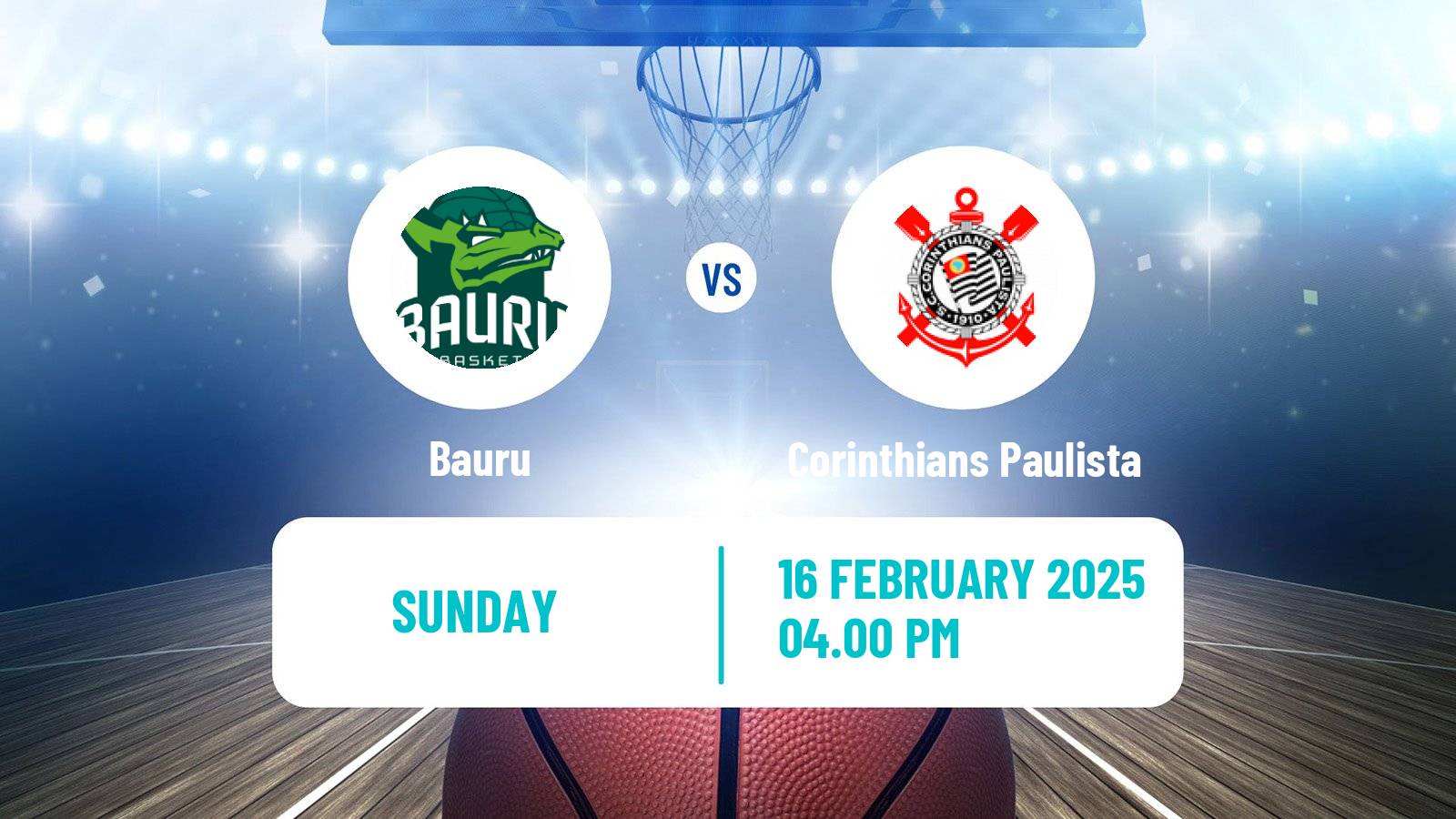 Basketball Brazilian NBB Bauru - Corinthians Paulista