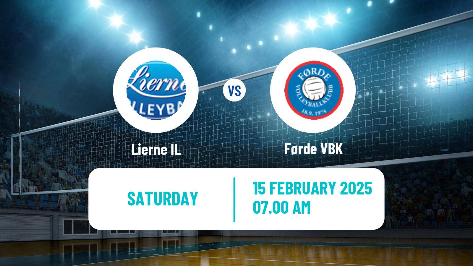 Volleyball Norwegian Eliteserien Volleyball Lierne - Førde