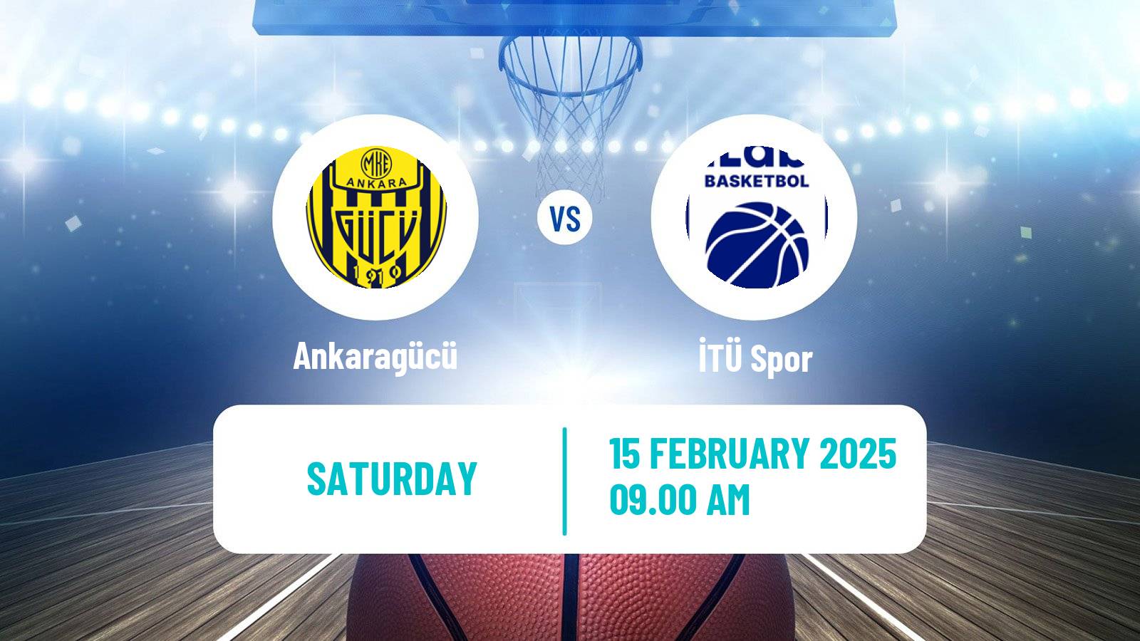 Basketball Turkish TBL Ankaragücü - İTÜ