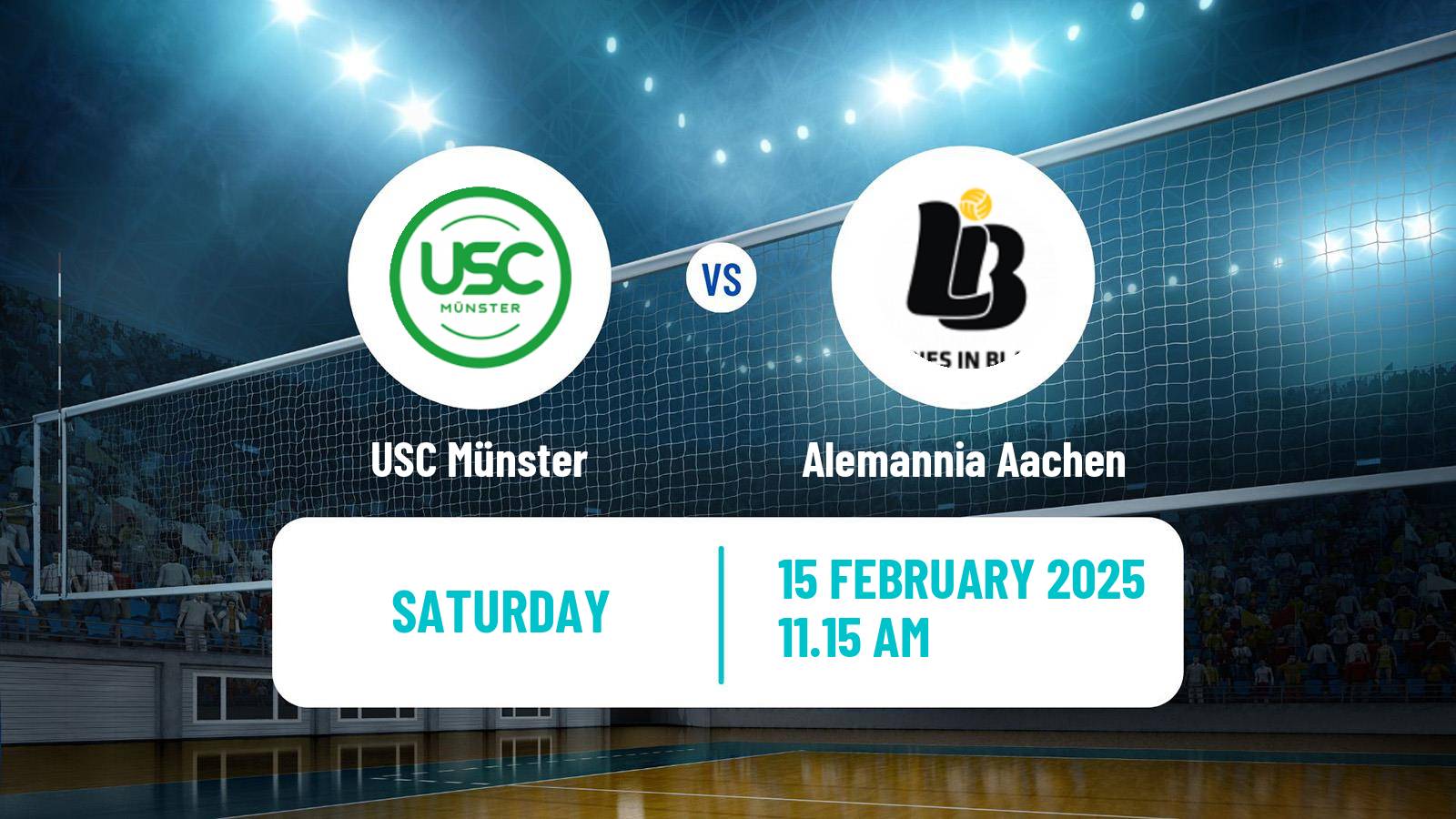 Volleyball German Bundesliga Volleyball Women USC Münster - Alemannia Aachen