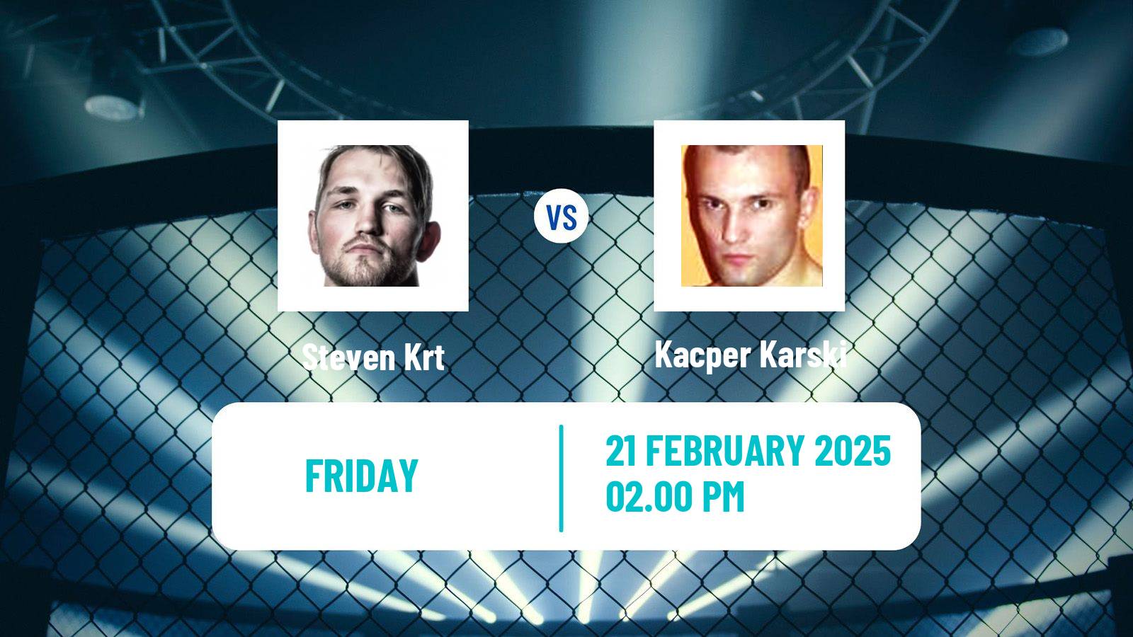 MMA Welterweight Ksw Men Steven Krt - Kacper Karski