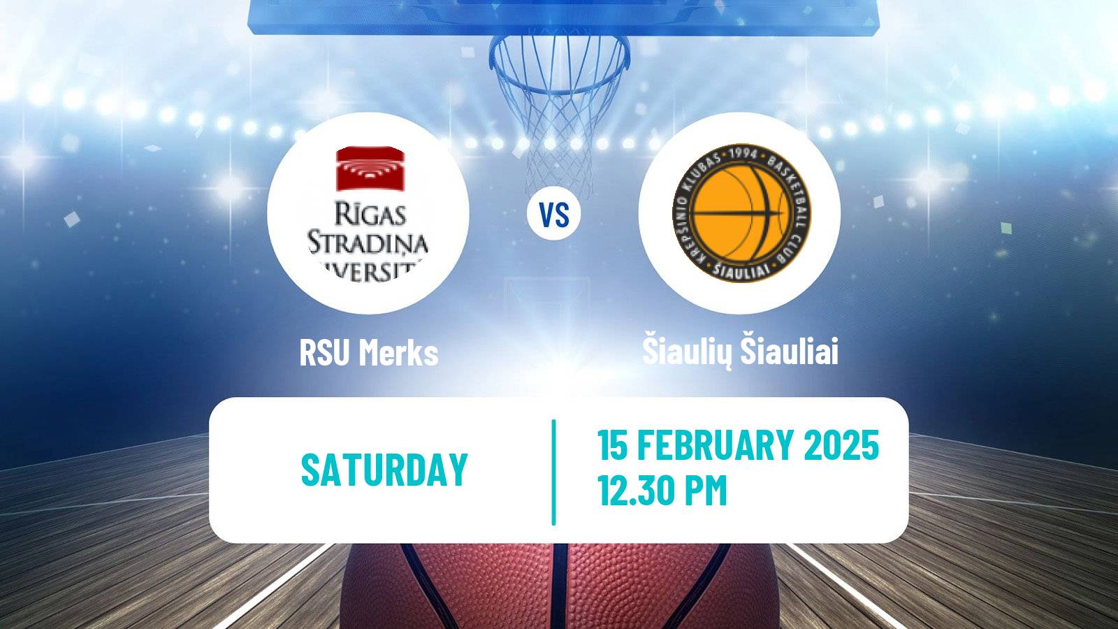 Basketball WBBL RSU Merks - Šiaulių Šiauliai