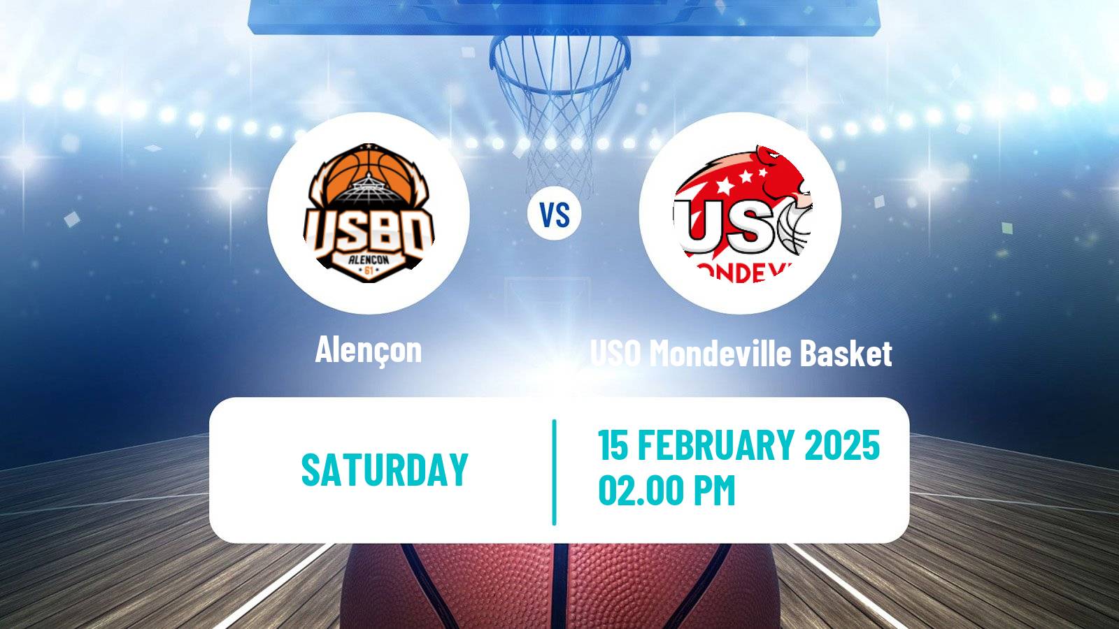 Basketball French Ligue 2 Basketball Women Alençon - USO Mondeville Basket