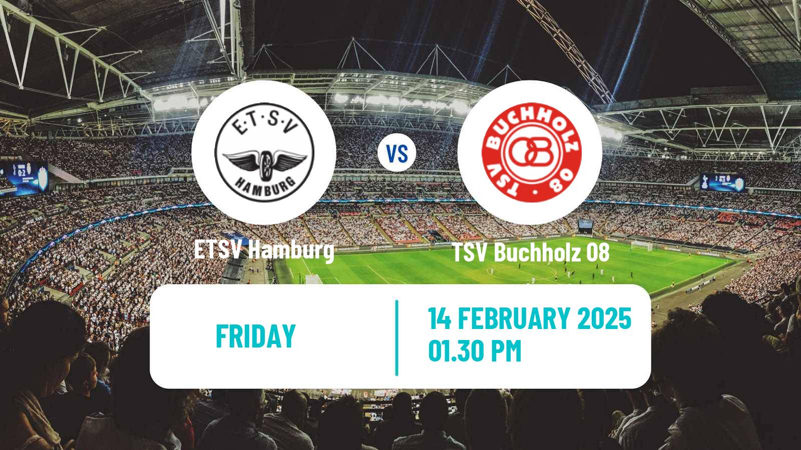 Soccer German Oberliga Hamburg ETSV Hamburg - TSV Buchholz 08