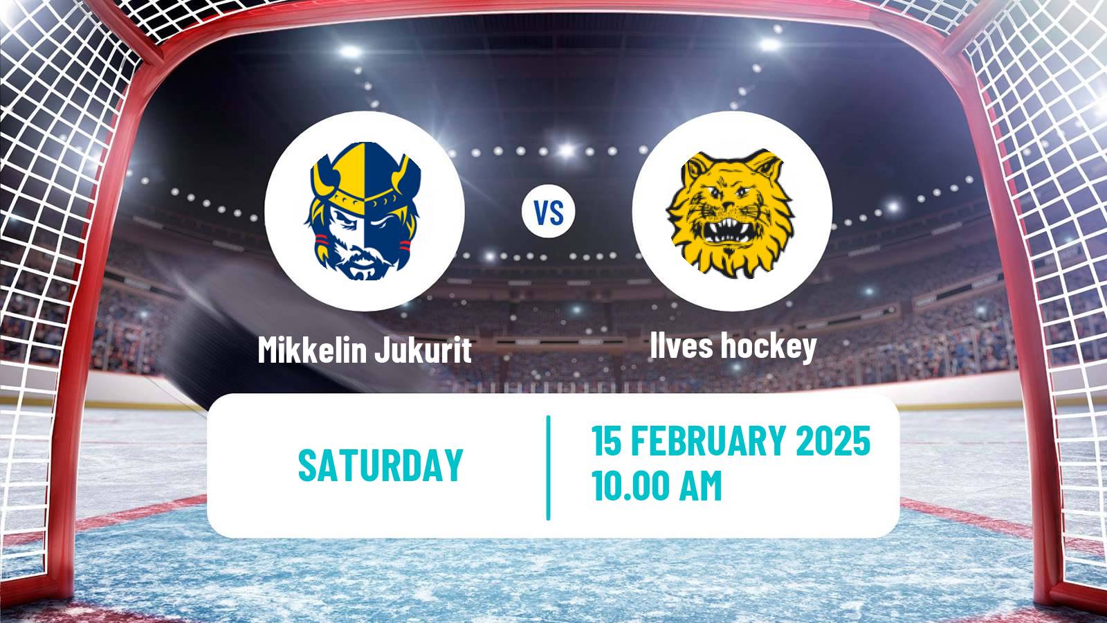 Hockey Finnish SM-liiga Mikkelin Jukurit - Ilves