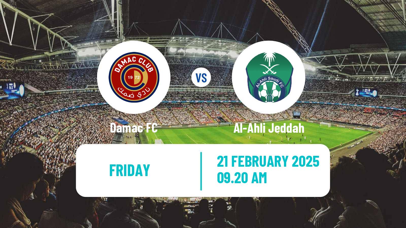 Soccer Saudi Professional League Damac - Al-Ahli Jeddah