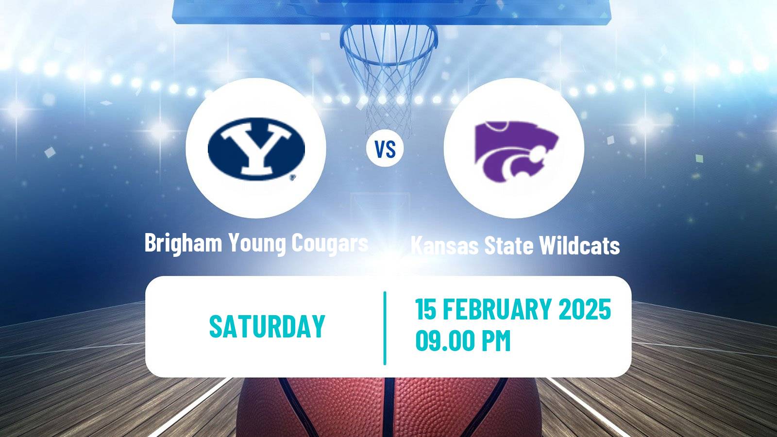 Basketball NCAA College Basketball Brigham Young Cougars - Kansas State Wildcats