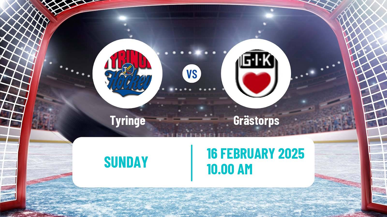 Hockey Swedish HockeyEttan Sodra Var Tyringe - Grästorps