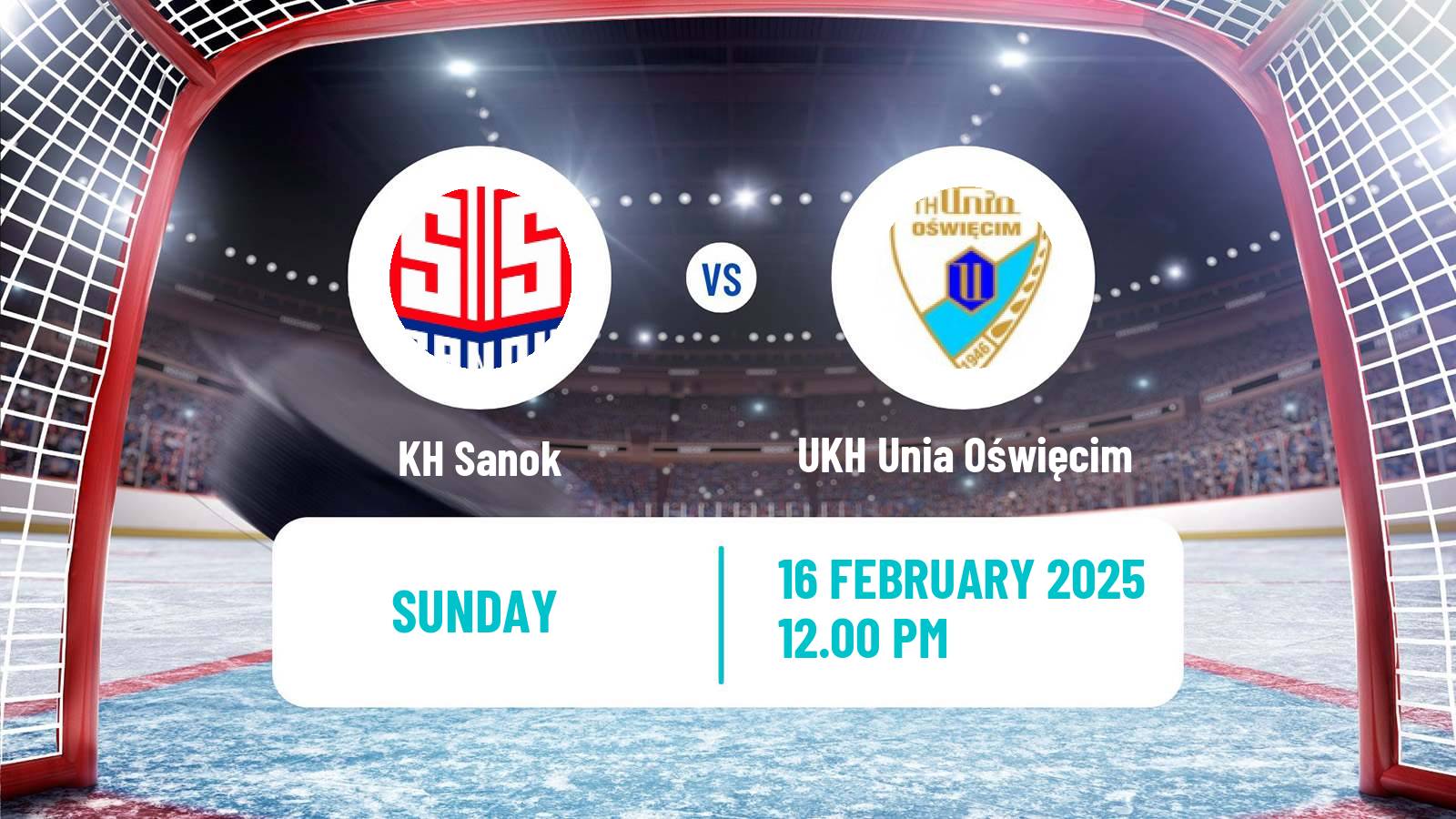 Hockey Polska Liga Hokejowa KH Sanok - UKH Unia Oświęcim