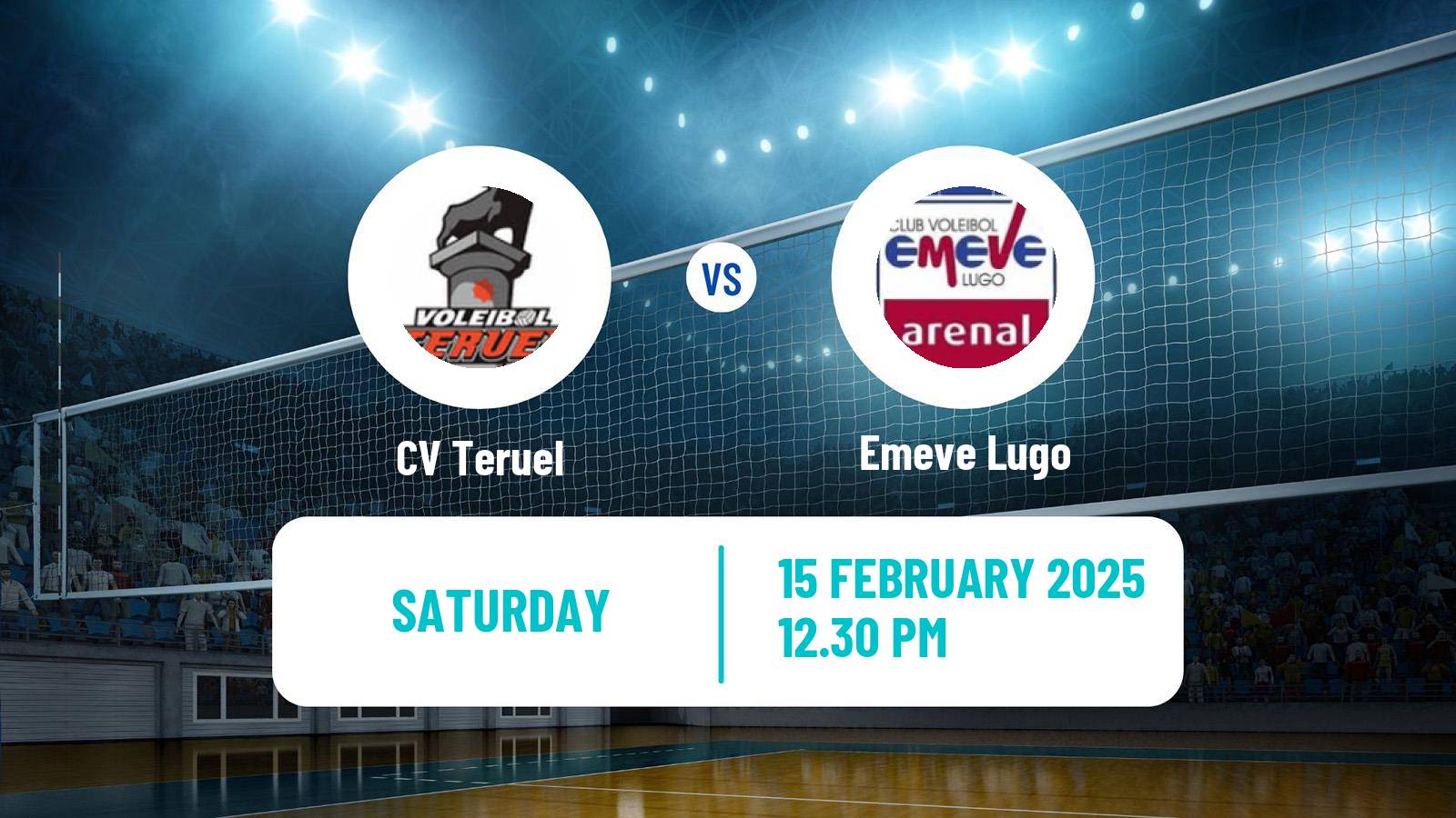 Volleyball Spanish SuperLiga Volleyball Teruel - Emeve Lugo