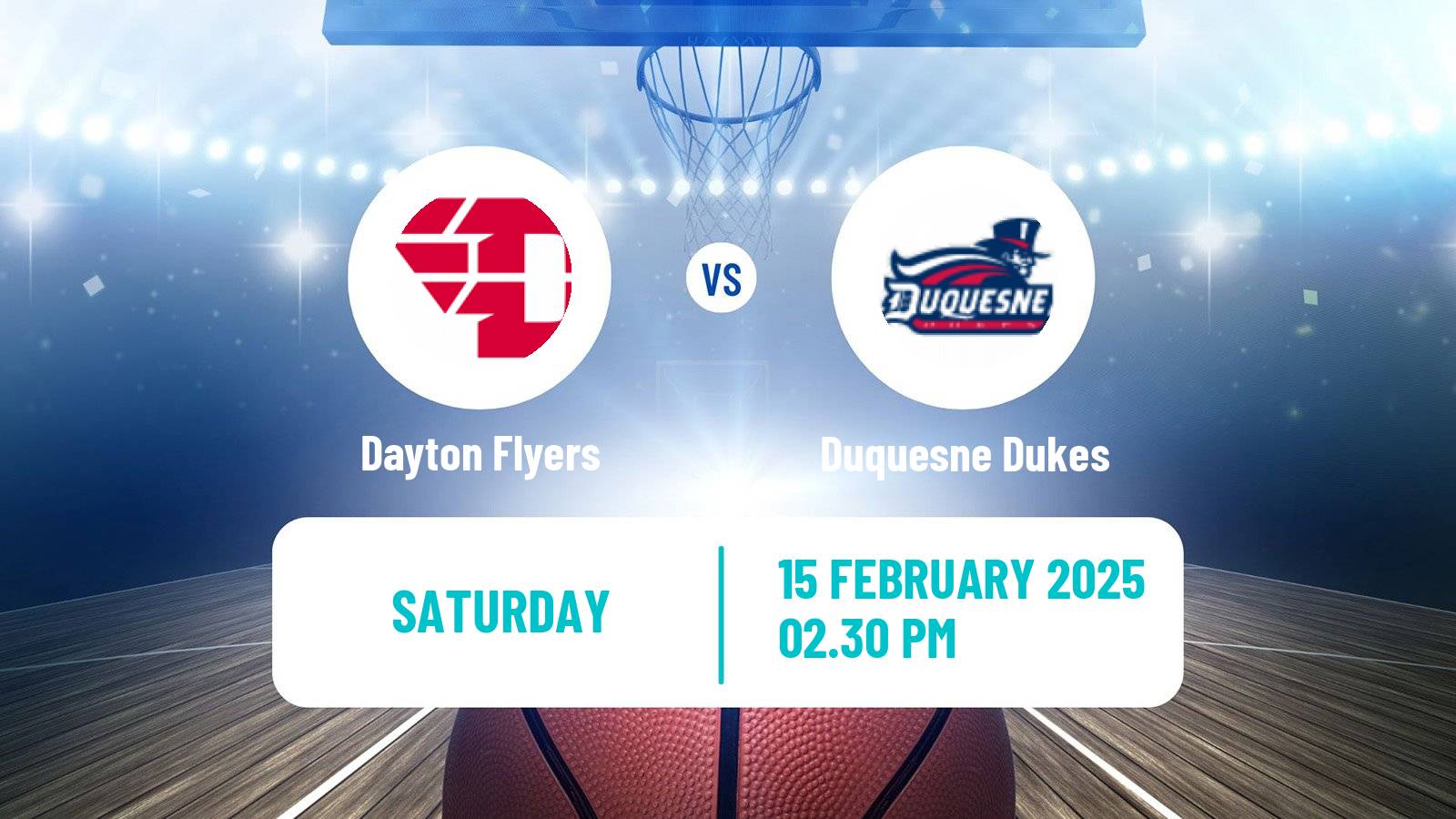 Basketball NCAA College Basketball Dayton Flyers - Duquesne Dukes