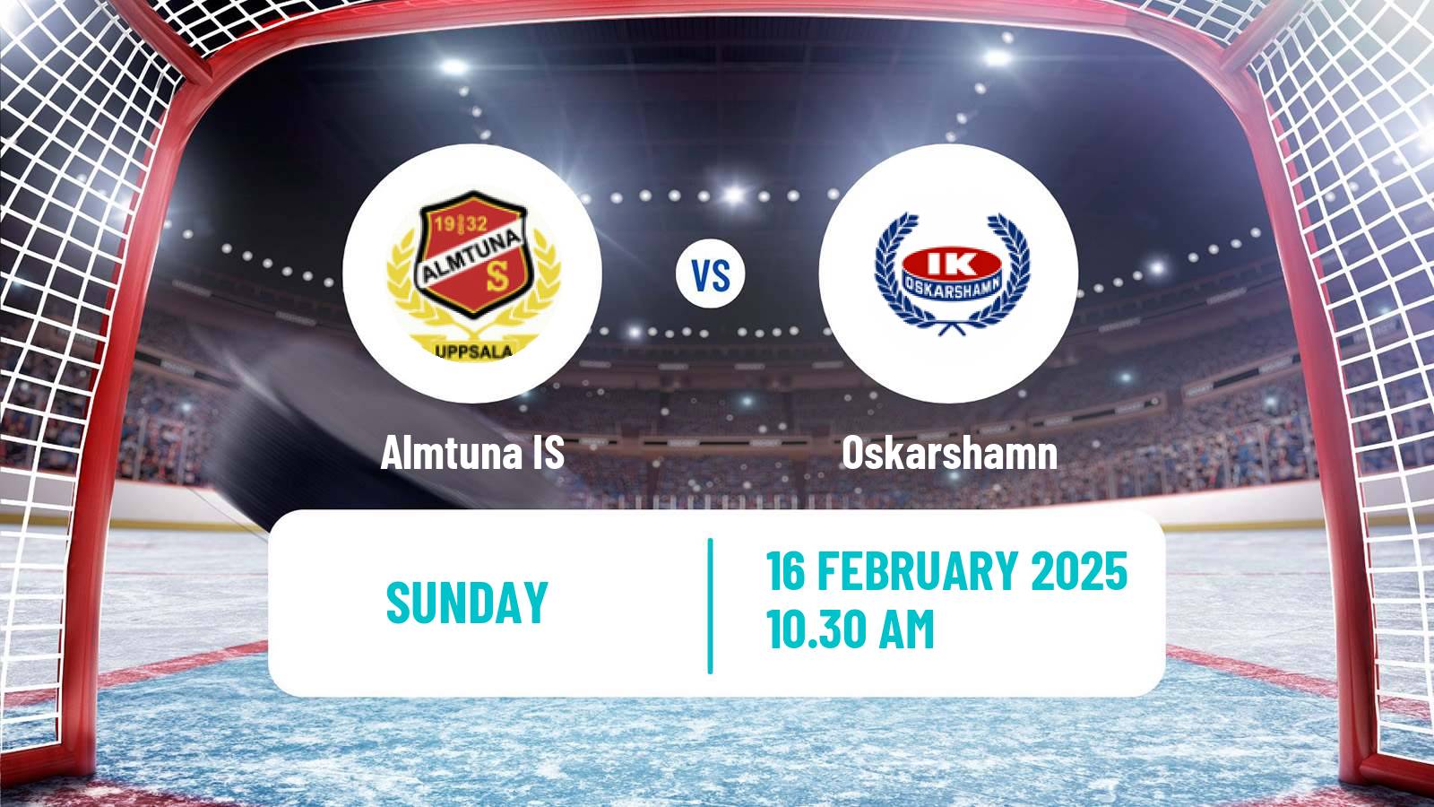 Hockey Swedish Hockey Allsvenskan Almtuna IS - Oskarshamn