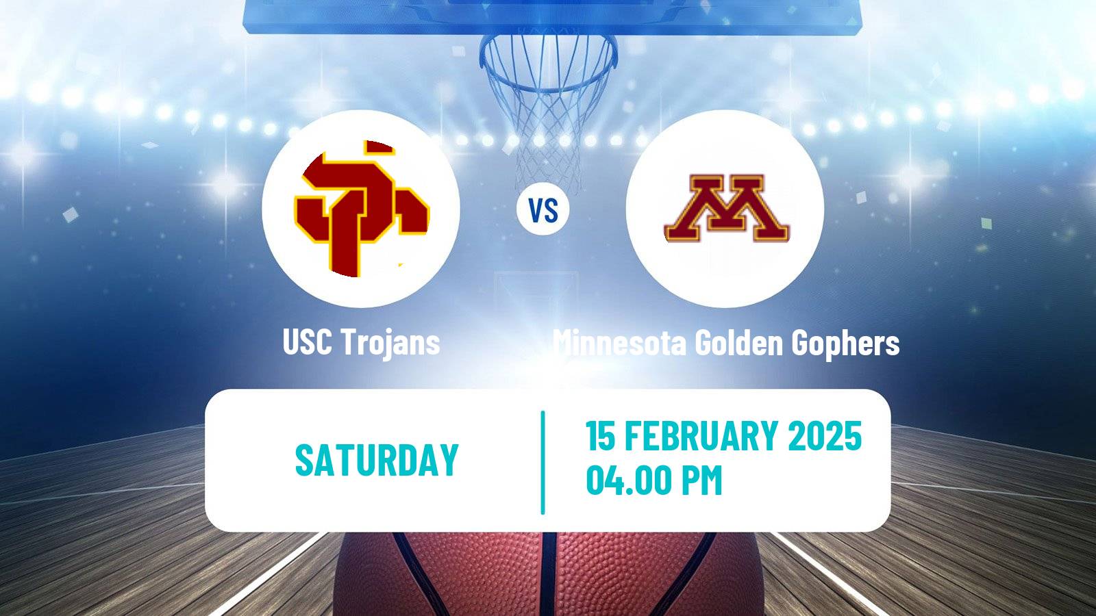 Basketball NCAA College Basketball USC Trojans - Minnesota Golden Gophers