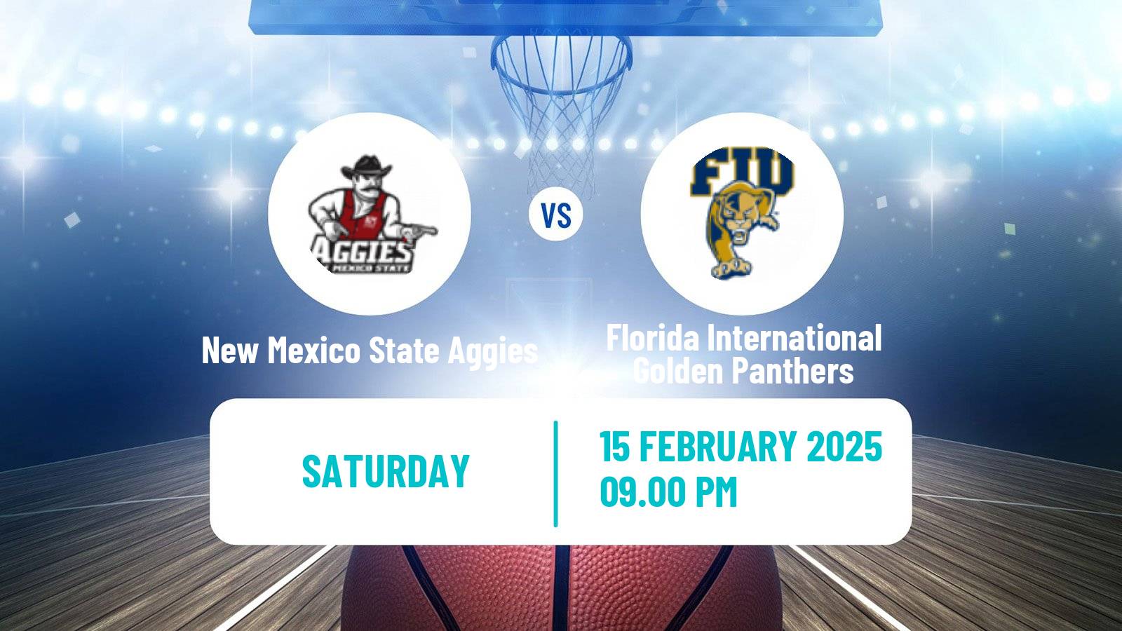 Basketball NCAA College Basketball New Mexico State Aggies - Florida International Golden Panthers