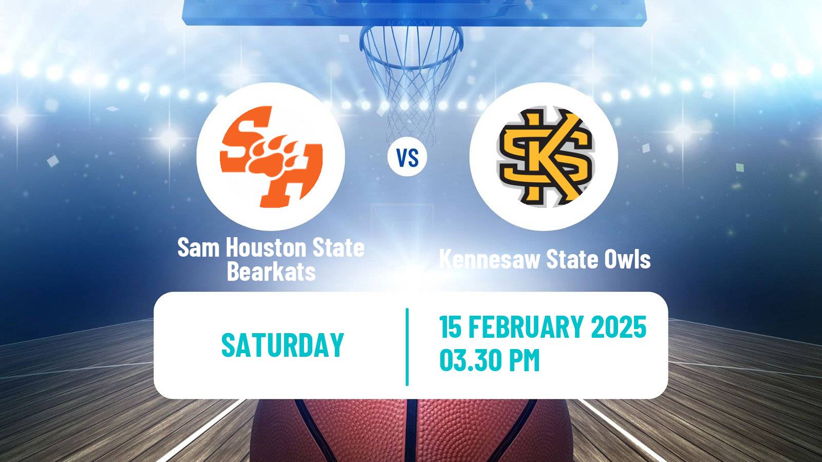 Basketball NCAA College Basketball Sam Houston State Bearkats - Kennesaw State Owls