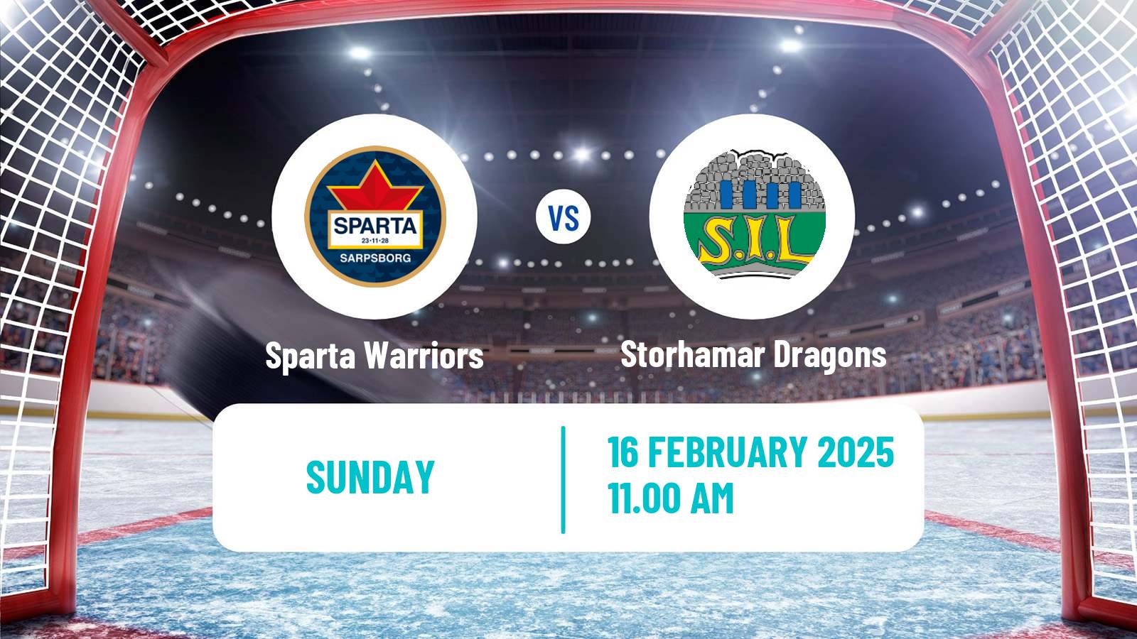 Hockey Norwegian Ligaen Hockey Sparta Warriors - Storhamar Dragons