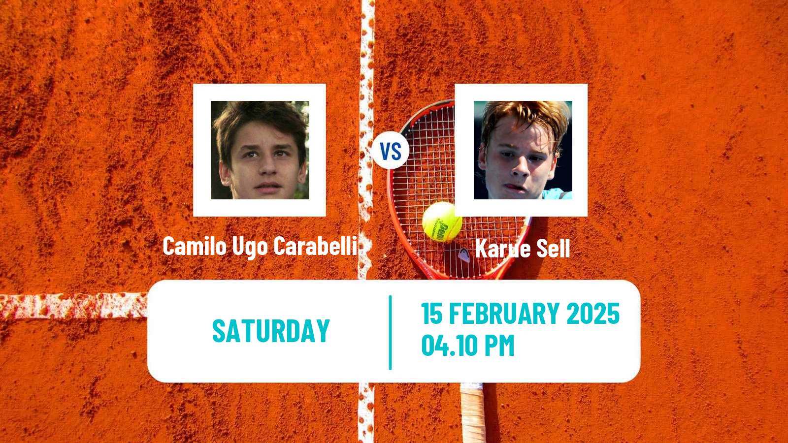 Tennis ATP Rio de Janeiro Camilo Ugo Carabelli - Karue Sell