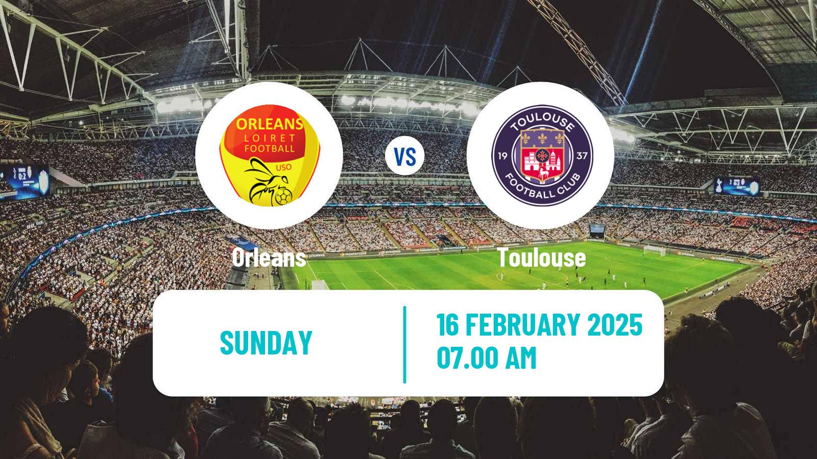 Soccer French Division 2 Women Orleans - Toulouse