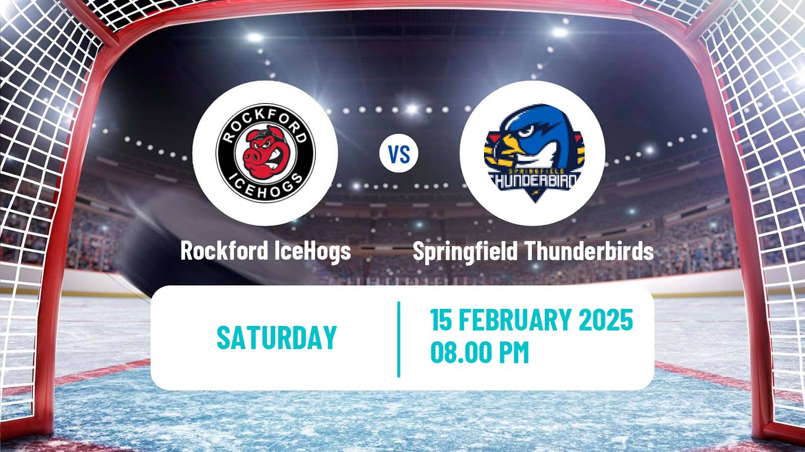 Hockey AHL Rockford IceHogs - Springfield Thunderbirds