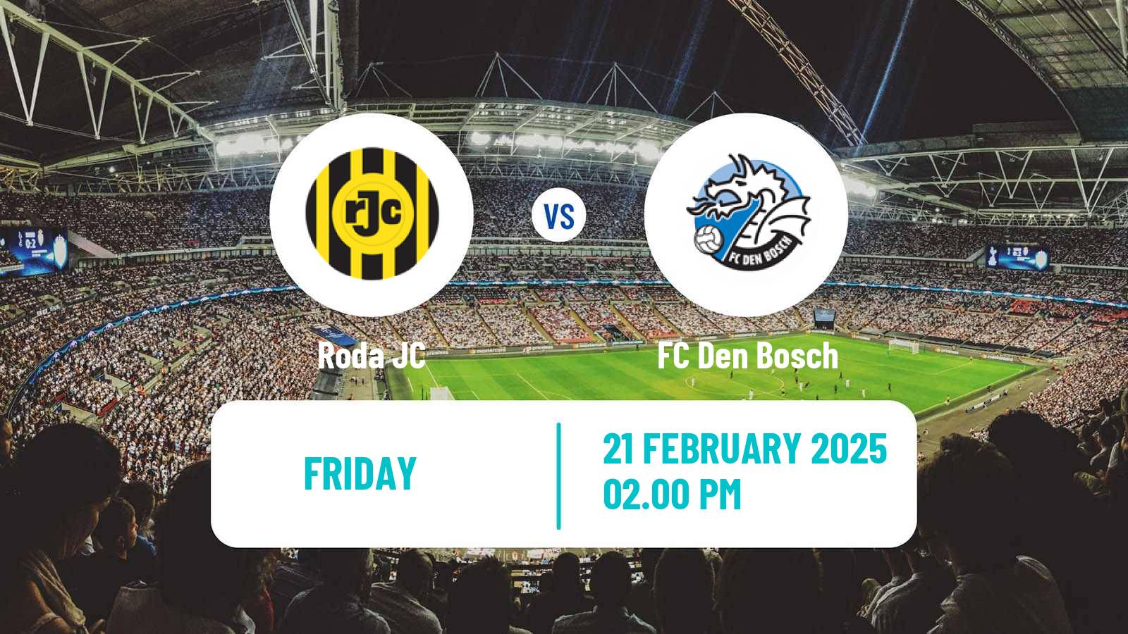 Soccer Dutch Eerste Divisie Roda - Den Bosch