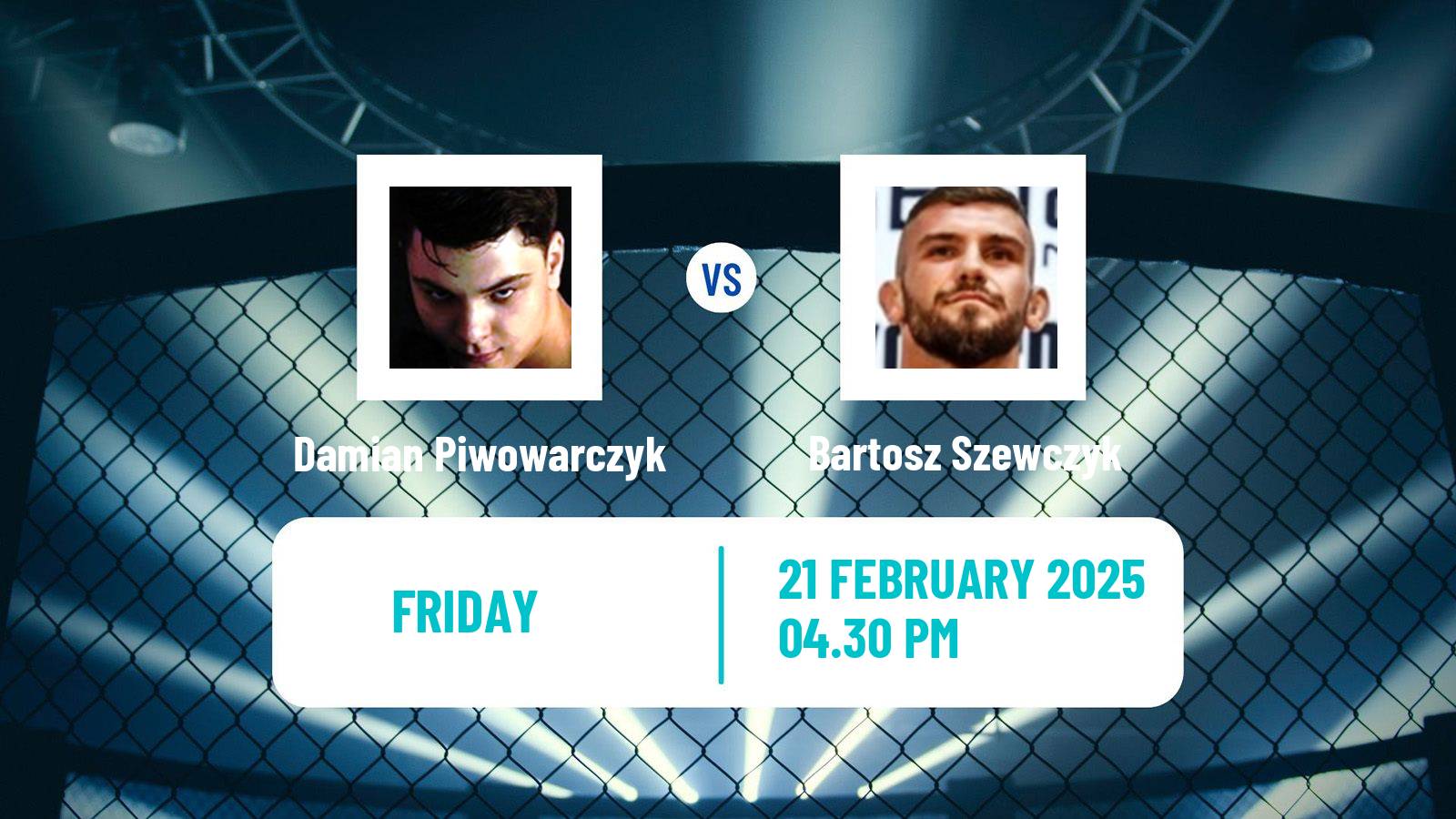 MMA Light Heavyweight Ksw Men Damian Piwowarczyk - Bartosz Szewczyk