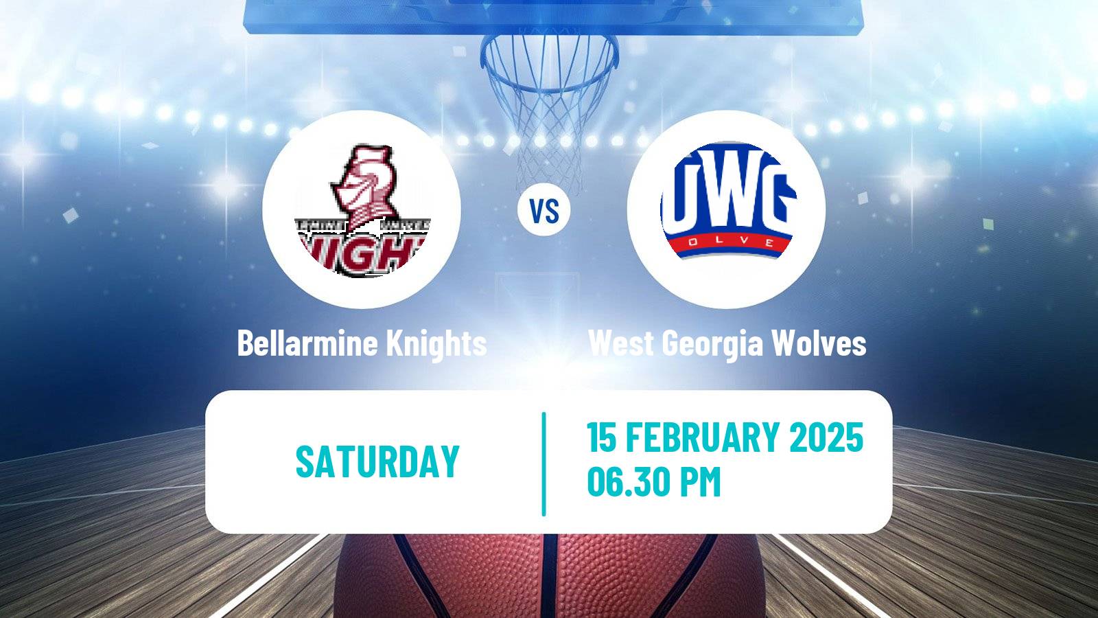 Basketball NCAA College Basketball Bellarmine Knights - West Georgia Wolves