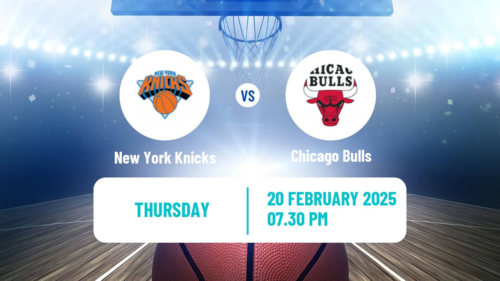 Basketball NBA New York Knicks - Chicago Bulls