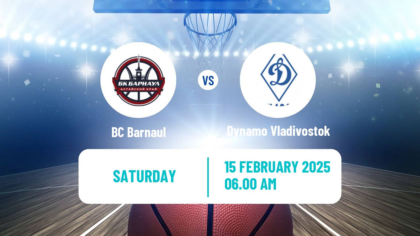 Basketball Russian Super League Basketball Barnaul - Dynamo Vladivostok