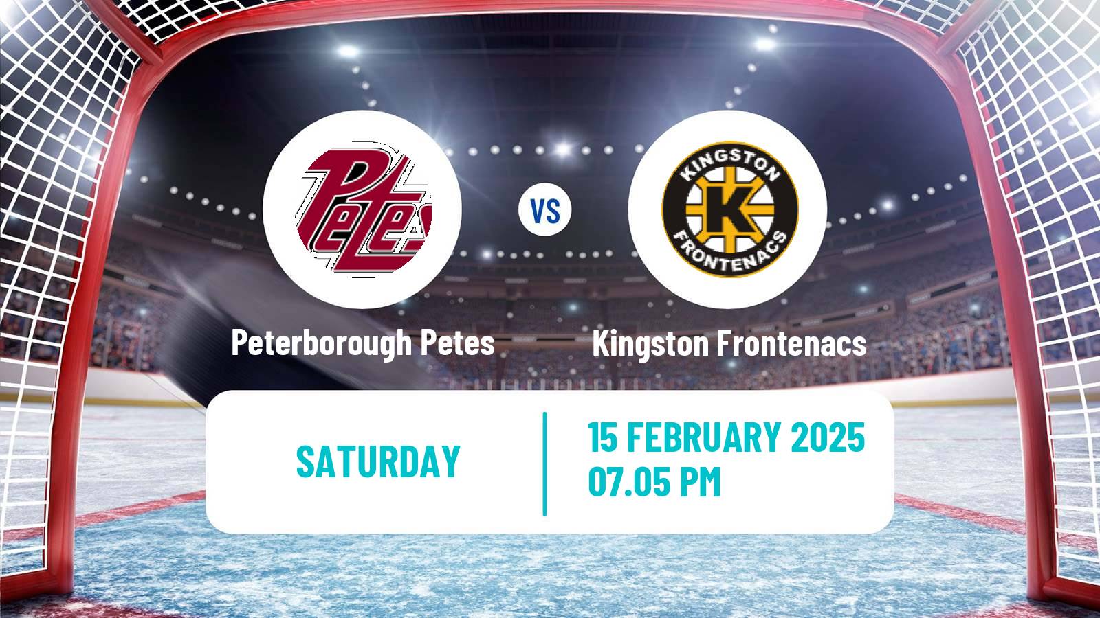 Hockey OHL Peterborough Petes - Kingston Frontenacs