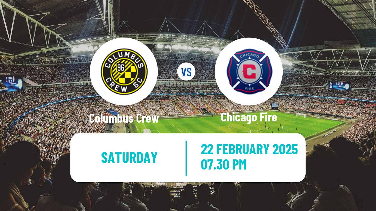 Soccer MLS Columbus Crew - Chicago Fire