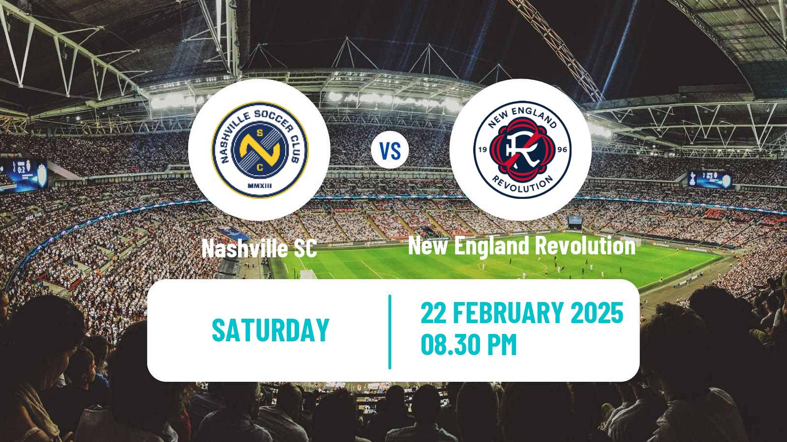 Soccer MLS Nashville SC - New England Revolution