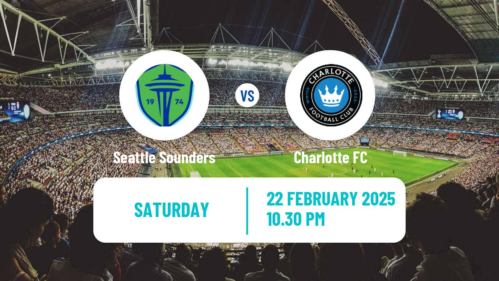 Soccer MLS Seattle Sounders - Charlotte