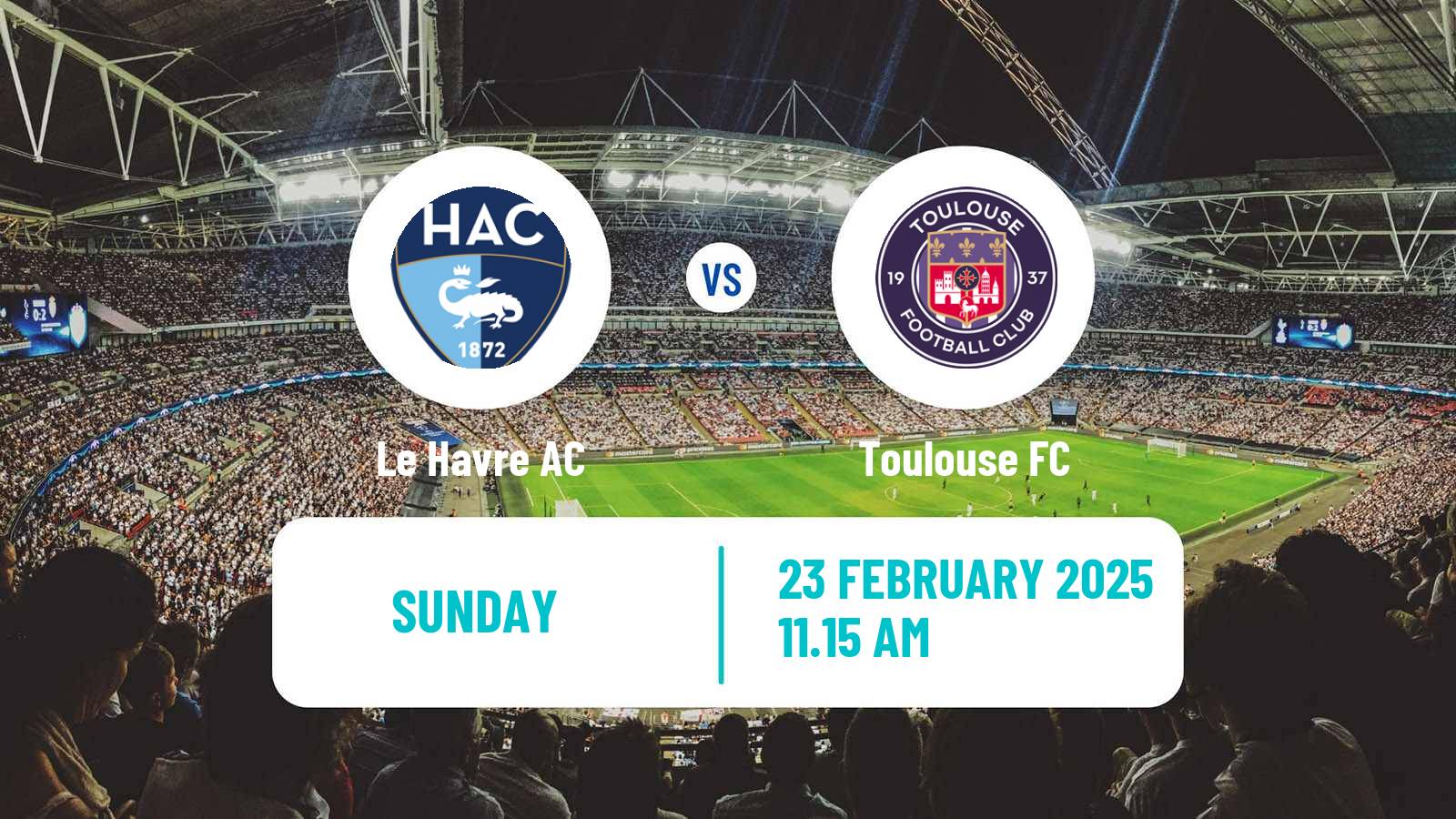 Soccer French Ligue 1 Le Havre - Toulouse