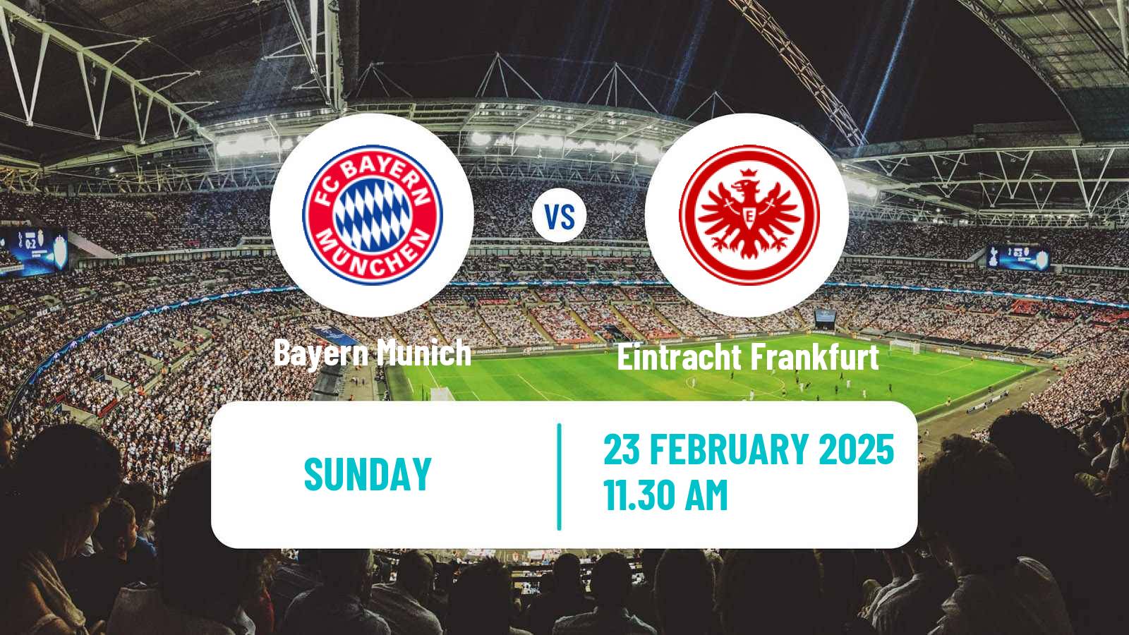 Soccer German Bundesliga Bayern Munich - Eintracht Frankfurt