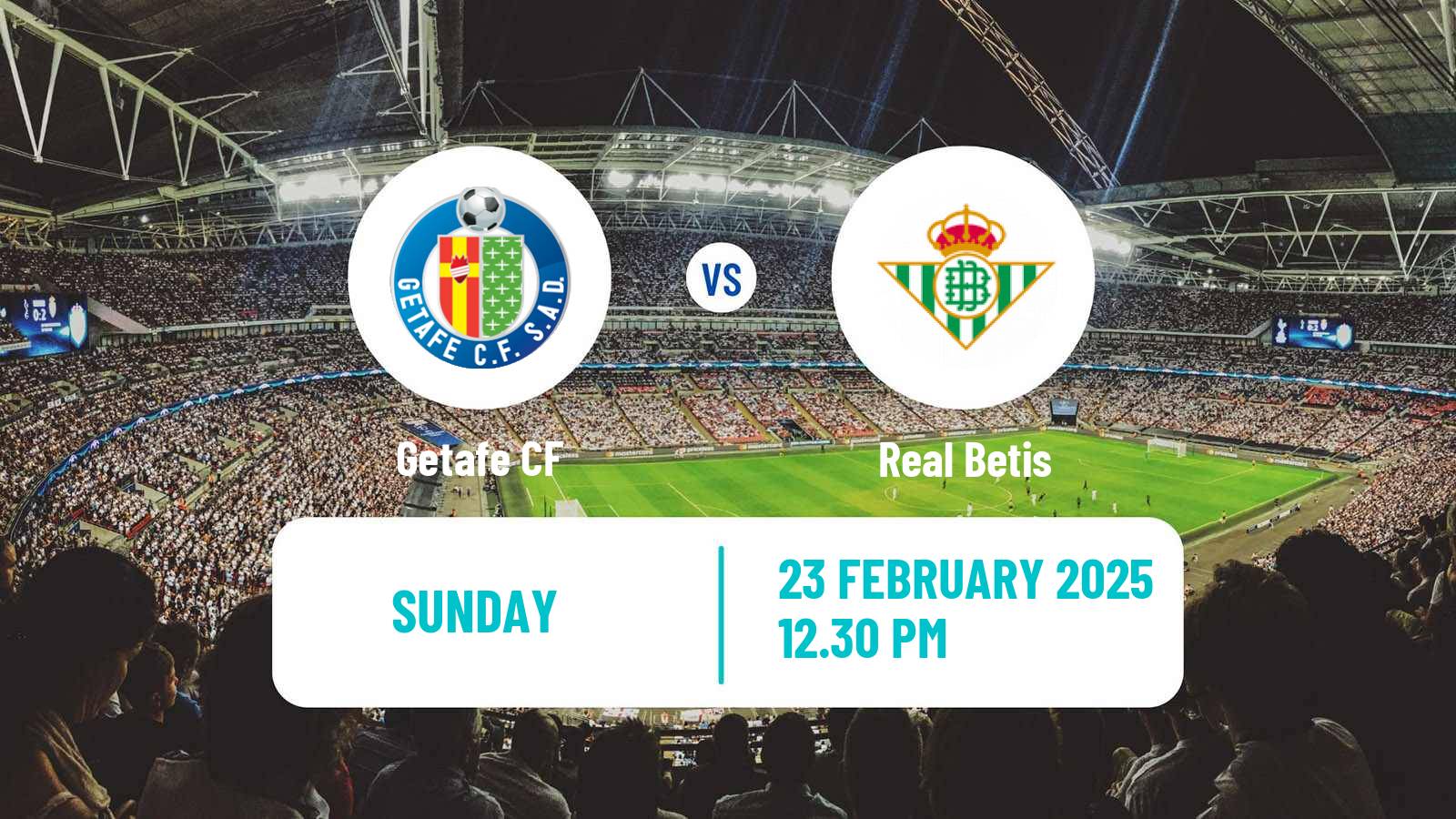 Soccer Spanish LaLiga Getafe - Betis