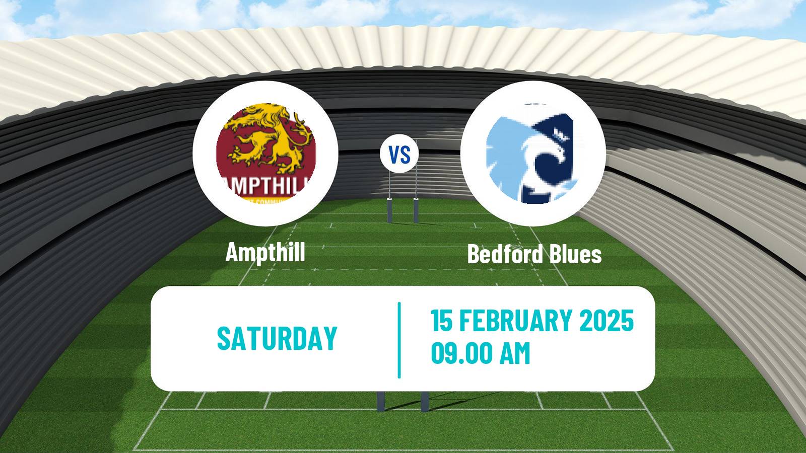 Rugby union English Premiership Rugby Cup Ampthill - Bedford Blues